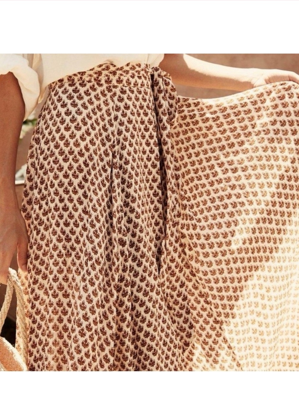 Doen Julep Wrap Skirt in Edie Floral Print - Picture 2 of 9
